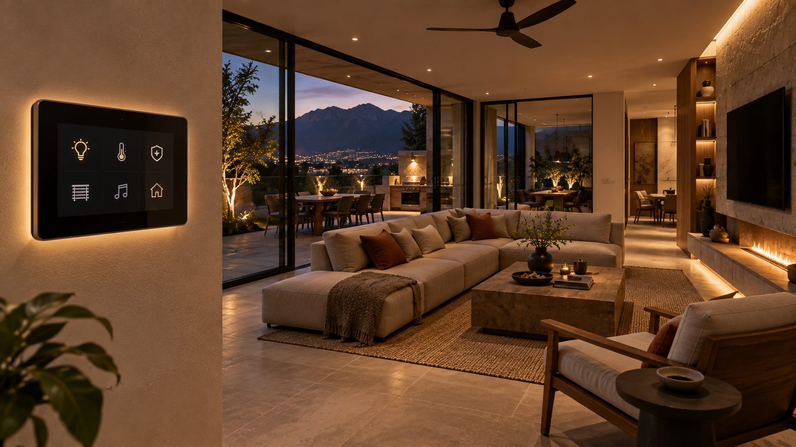 Casas inteligentes: domótica y seguridad en proyectos residenciales modernos