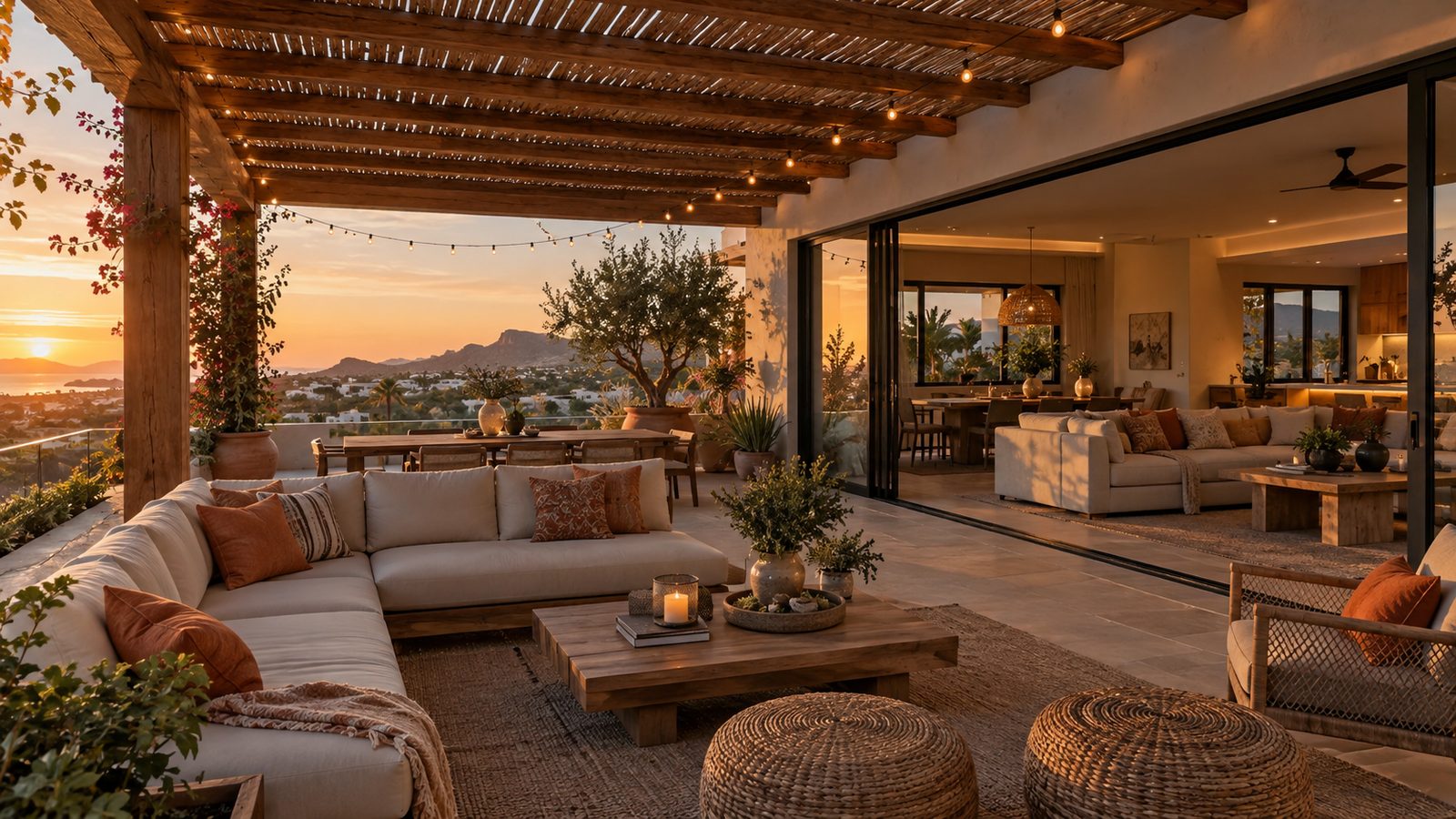 Terrazas y espacios exteriores: cómo integrarlos al diseño de tu casa